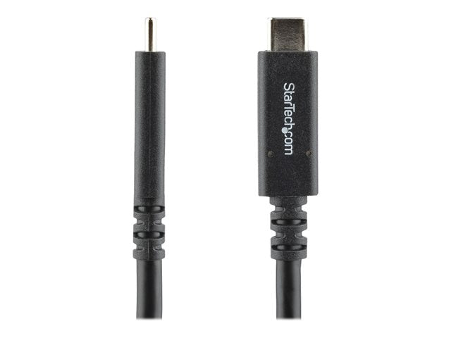 Cable USB tipo c startech 1.8m · macho - macho · negro