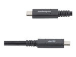 Cable USB tipo c startech 1.8m · macho - macho · negro
