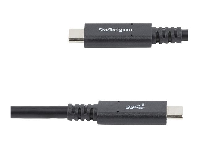 Cable USB tipo c startech 1.8m · macho - macho · negro