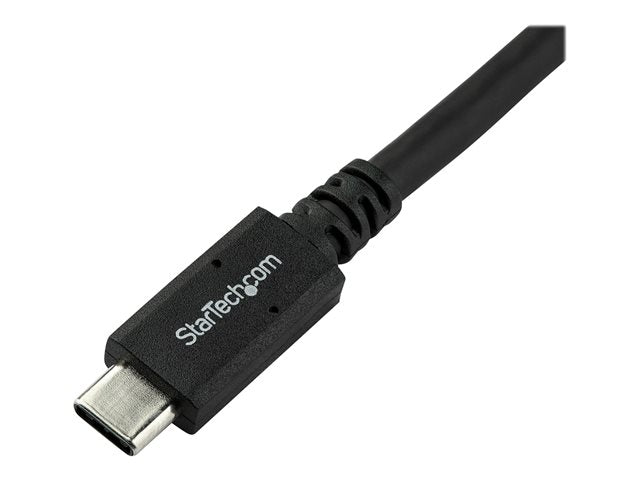 Cable USB tipo c startech 1.8m · macho - macho · negro