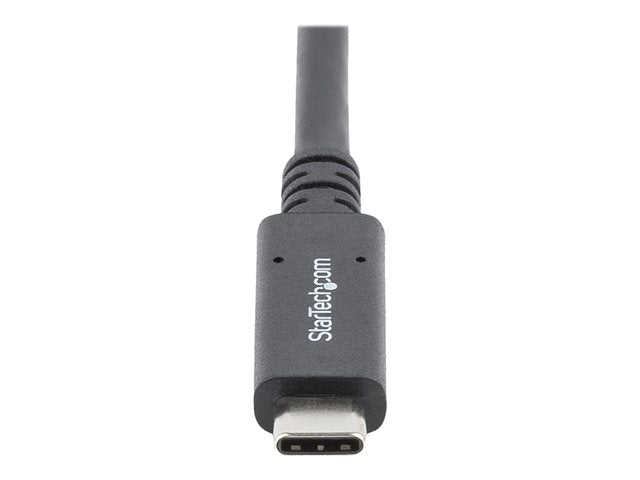 Cable USB tipo c startech 1.8m · macho - macho · negro