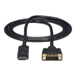 Cable displayport a dvi - d startech 1.8m · macho - macho · negro