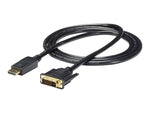 Cable displayport a dvi - d startech 1.8m · macho - macho · negro