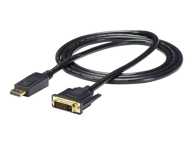 Cable displayport a dvi - d startech 1.8m · macho - macho · negro