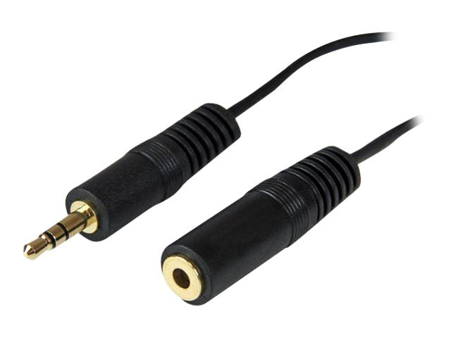 Cable mini jack 3.5mm startech 3.7m · macho - hembra · negro