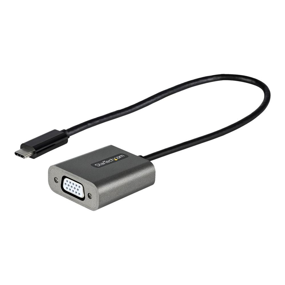 Adaptador USB tipo c a vga startech 0.30m · macho - hembra · negro