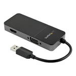 Adaptador USB tipo a a HDMI - vga startech · macho - hembra · negro - plata
