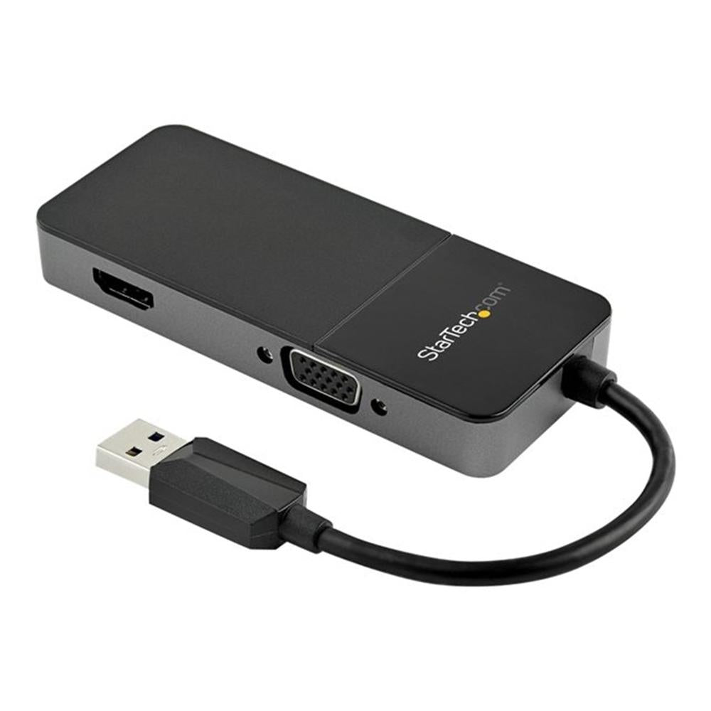 Adaptador USB tipo a a HDMI - vga startech · macho - hembra · negro - plata