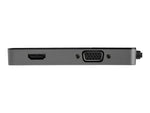 Adaptador USB tipo a a HDMI - vga startech · macho - hembra · negro - plata