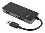 Adaptador USB tipo a a HDMI - vga startech · macho - hembra · negro - plata