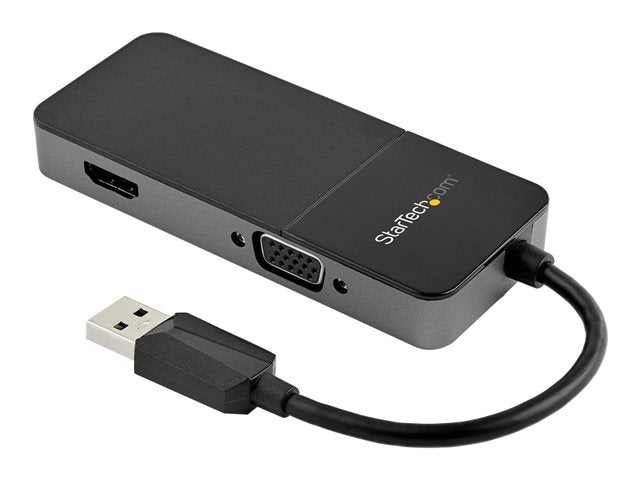 Adaptador USB tipo a a HDMI - vga startech · macho - hembra · negro - plata