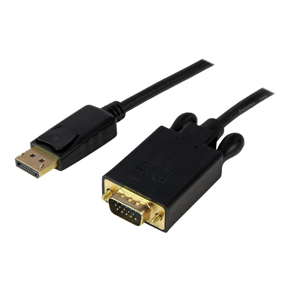 Cable displayport a vga startech 1.83m · macho - macho · negro