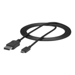 Cable USB tipo c a displayport 4K startech 1.8m · macho - macho · negro