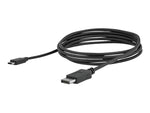 Cable USB tipo c a displayport 4K startech 1.8m · macho - macho · negro