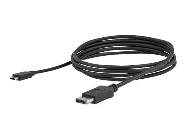 Cable USB tipo c a displayport 4K startech 1.8m · macho - macho · negro