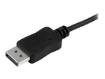 Cable USB tipo c a displayport 4K startech 1.8m · macho - macho · negro