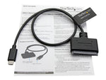 Cable USB tipo c a SATA 6GB - s startech para disco duro 2.5 pulgadas