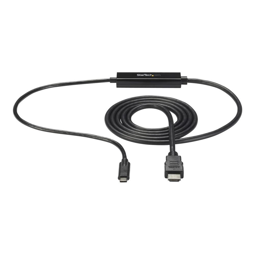 Cable USB tipo c a HDMI startech 1m · macho - macho · negro