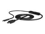 Cable USB tipo c a HDMI startech 1m · macho - macho · negro