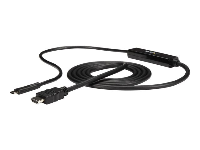 Cable USB tipo c a HDMI startech 1m · macho - macho · negro