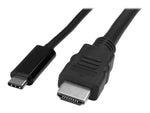 Cable USB tipo c a HDMI startech 1m · macho - macho · negro