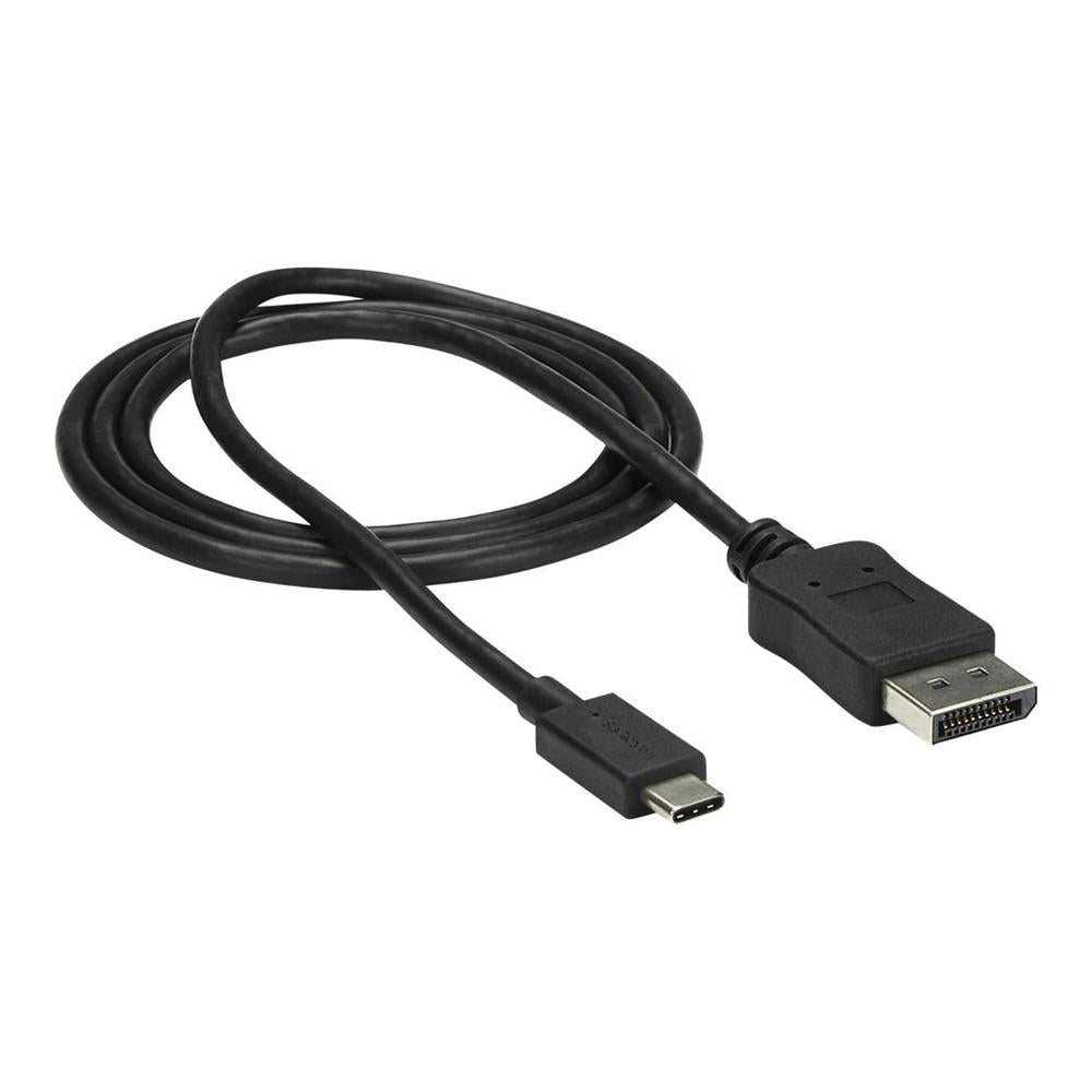Cable USB tipo c a displayport startech 1m · macho - macho · negro