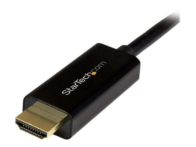 Cable displayport a HDMI startech 2m · macho - macho · negro
