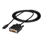 Cable USB tipo c a dvi - d startech 2m · macho - macho · negro