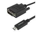 Cable USB tipo c a dvi - d startech 2m · macho - macho · negro