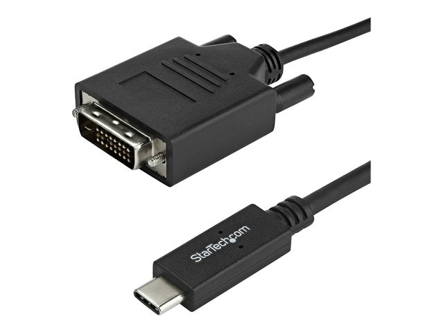 Cable USB tipo c a dvi - d startech 2m · macho - macho · negro