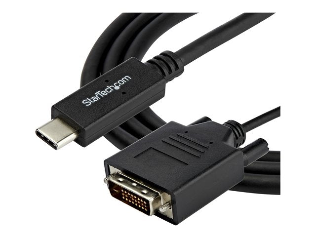 Cable USB tipo c a dvi - d startech 2m · macho - macho · negro