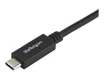 Cable USB tipo c a dvi - d startech 2m · macho - macho · negro