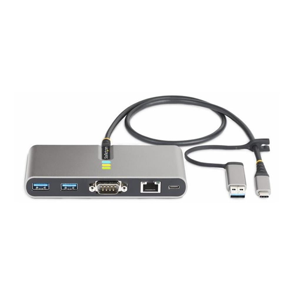 Hub startech USB tipo c - USB tipo a 5 en 1