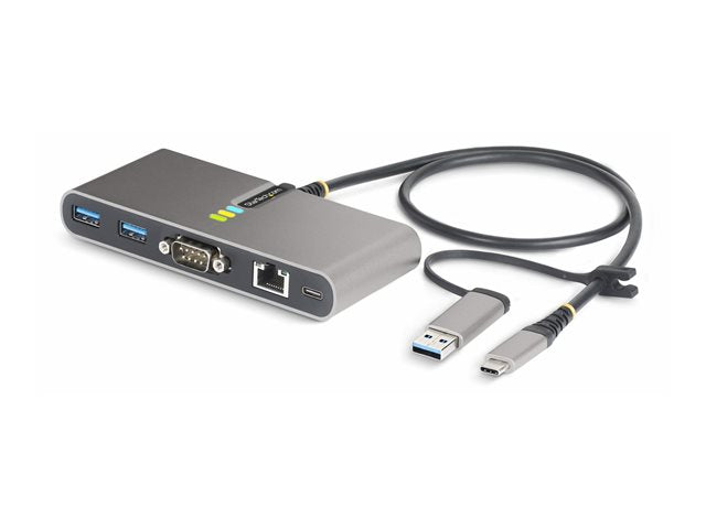 Hub startech USB tipo c - USB tipo a 5 en 1