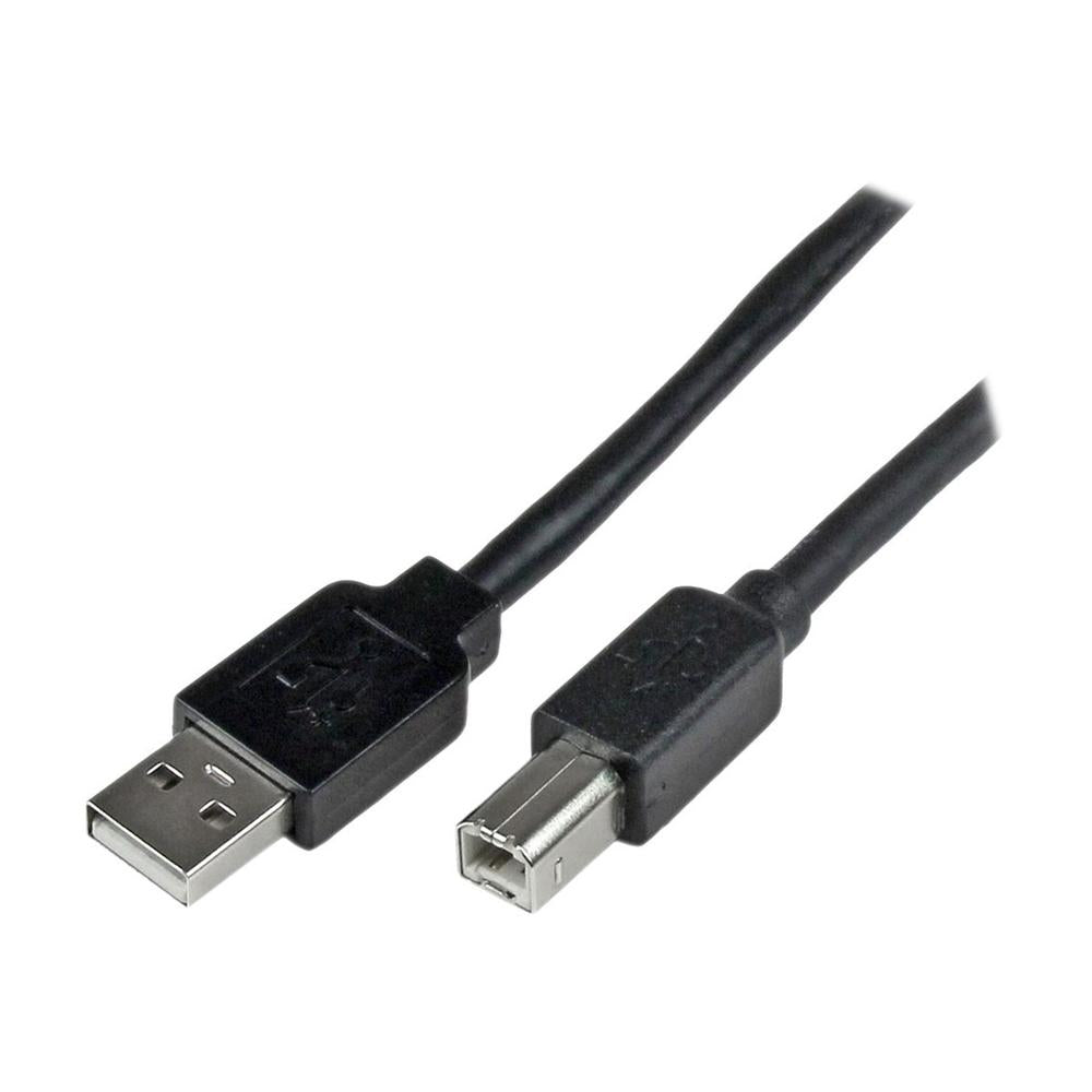 Cable USB tipo b a USB tipo a startech 20m · macho - macho · negro