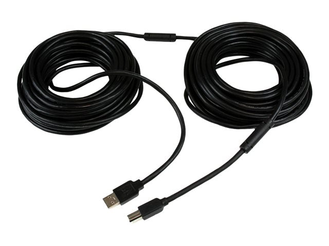 Cable USB tipo b a USB tipo a startech 20m · macho - macho · negro