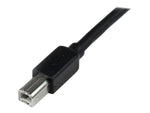 Cable USB tipo b a USB tipo a startech 20m · macho - macho · negro