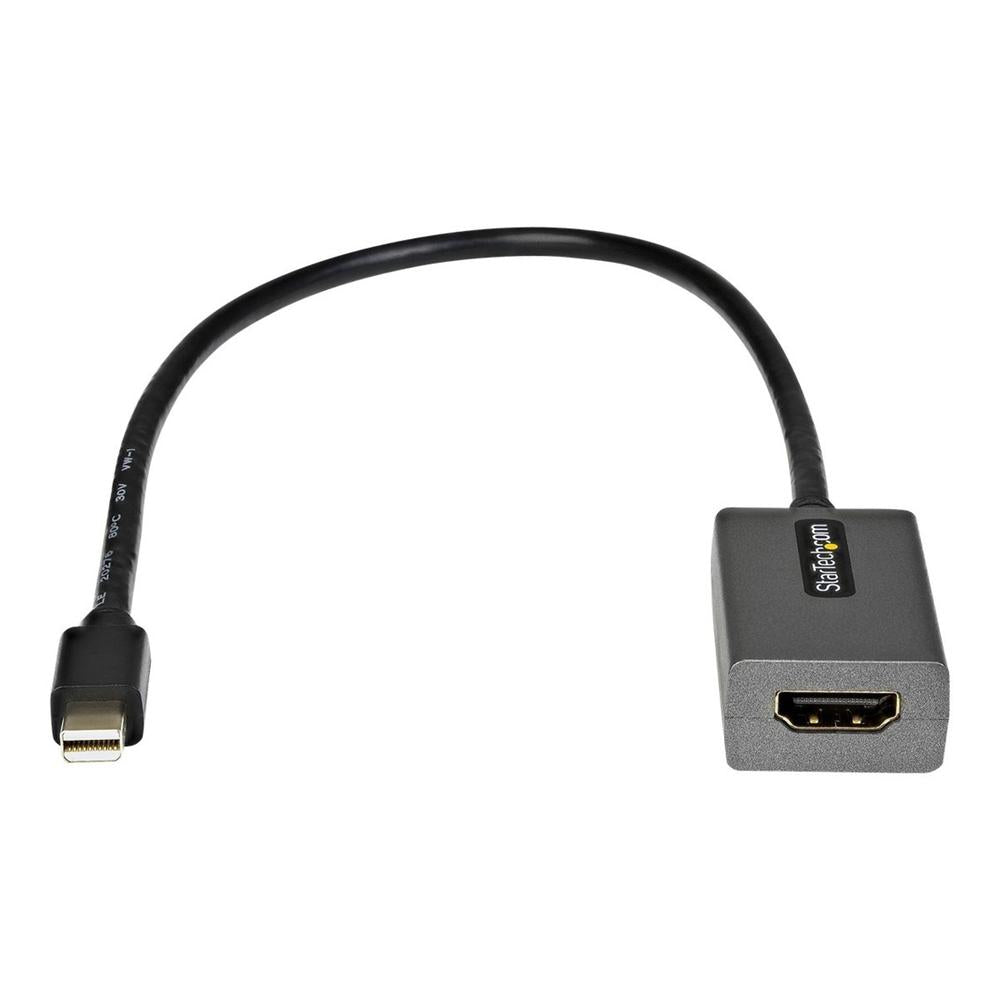 Adaptador mini dp a HDMI startech 0.3m · macho - hembra · negro