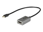 Adaptador mini dp a HDMI startech 0.3m · macho - hembra · negro