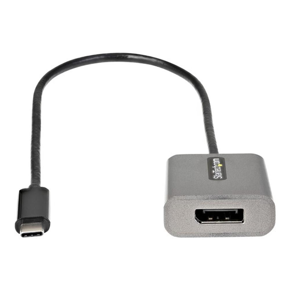 Adaptador USB tipo c a displayport startech · macho hembra · Gris #gris