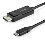 Cable USB tipo c a displayport 2m · macho - macho · negro