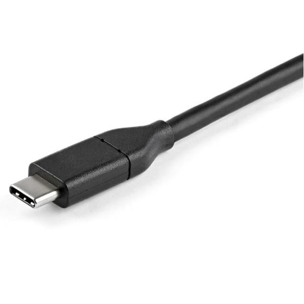 Cable USB tipo c a displayport 2m · macho - macho · negro