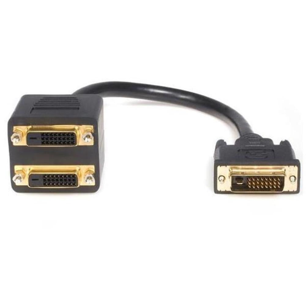 Splitter dvi - d startech 0.3m · macho - hembra · negro