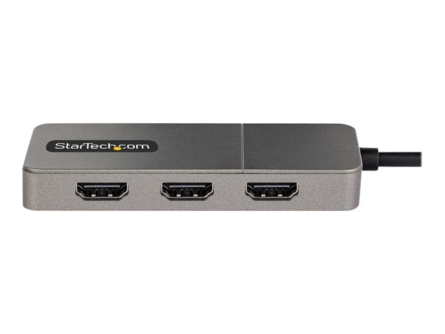 Hub splitter HDMI startech USB tipo c 3 en 1