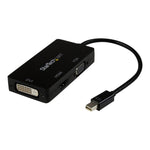 Adaptador mini dp a vga - dvi - d - HDMI startech 0.27m · macho - hembra · negro