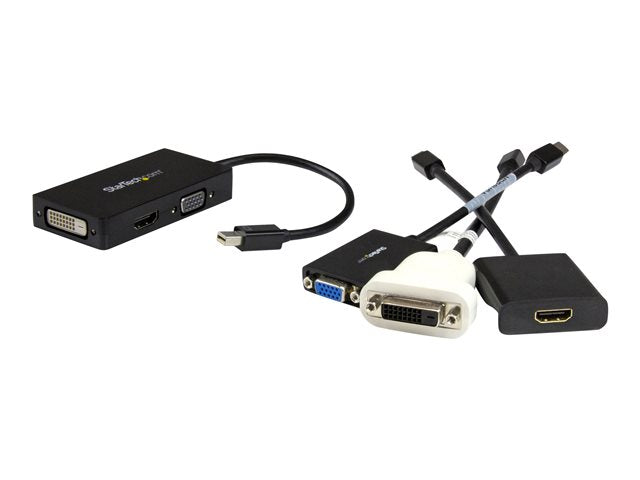 Adaptador mini dp a vga - dvi - d - HDMI startech 0.27m · macho - hembra · negro
