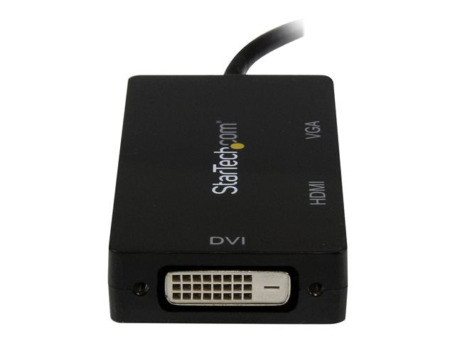 Adaptador mini dp a vga - dvi - d - HDMI startech 0.27m · macho - hembra · negro