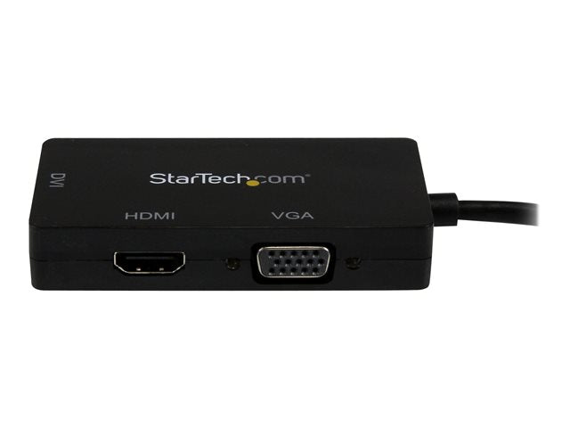 Adaptador mini dp a vga - dvi - d - HDMI startech 0.27m · macho - hembra · negro