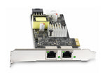 Tarjeta de red startech pr22gip - network - card 2x RJ45 pci express 2.0