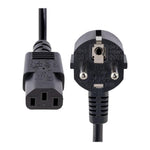 Cable schuko a c13 startech 1m · negro